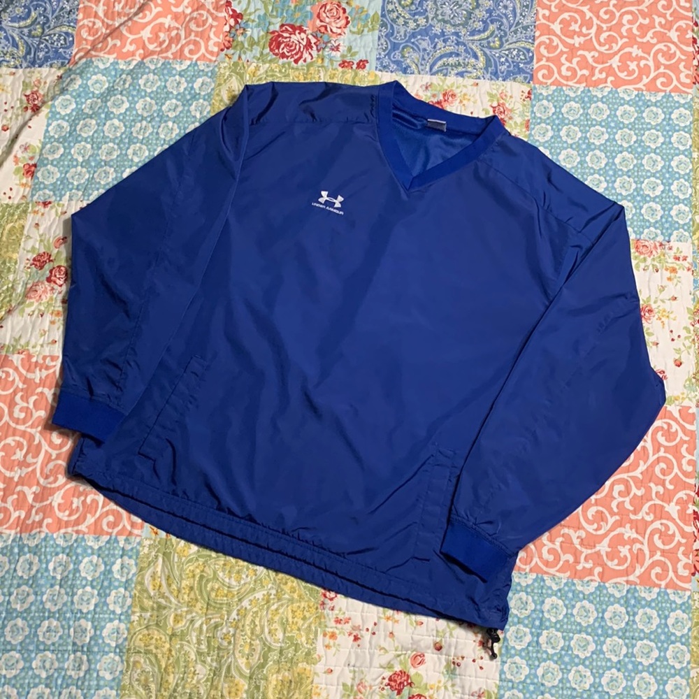 UA large blue pullover jacket